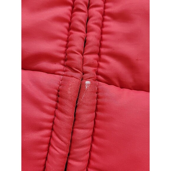 Vintage Red Puffer Jacket Detroit Diesel Allison Cap'n Jac Men's Size Large - Picture 9 of 16